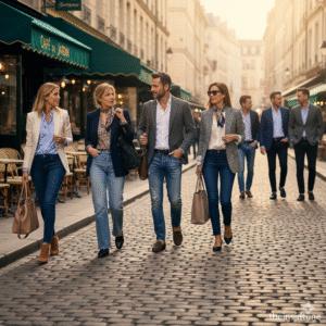 Jeans in Europe 2025, The Complete Style & Business Casual Guide